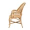 Bali & Pari Ratu Modern Bohemian Natural Brown Rattan Accent Chair 235-13234-ZORO - alternate 9
